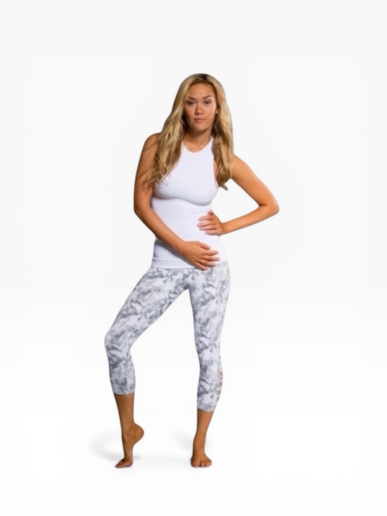 Onzie Pants - new Onzie Δ Hot Yoga Fitness Waterproof Capris Yoga Pants Δ White Jedi Med Large